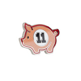 Swine Eleven Pig Hard Enamel Hat Pin